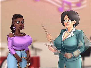 Super naughty college girls and their masters in summertime saga episode eight