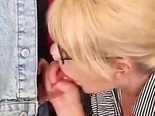 Part of a Secretaries Job Is to Keep Her Boss Happy Even Sucking His Cock