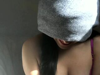 Blindfolded Step-Sister Surprised with Massive Cumshots!