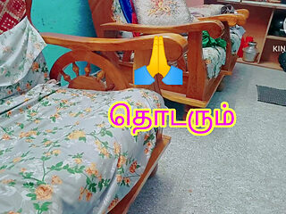 Tamil - Desi girl seducing her boyfriend and gave nice blow to take him on bed - erotic moaning with tamil audio
