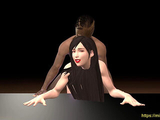 Tifa Needs a Bigger Partner in Doggy Position