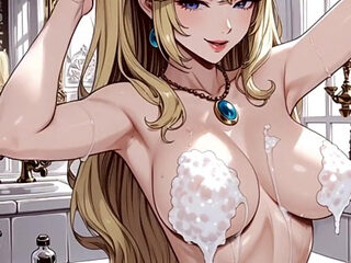 100. Princess Peach Take a Bath (ai Animation)