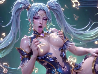 Ai Compilation Sona League of Legends Wet and Shiny Body