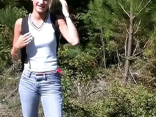 Blonde Teen 18 Fucks on Beach - Amateur Skinny Girl Outdoor Sex