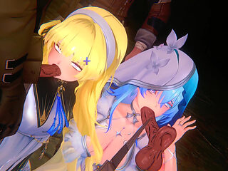 Wuthering Waves - Phoebe and Shorekeeper Hardcore Sex - 3D Hentai Animation