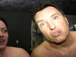 Chubby German Slut Fucked Hard at Swinger Party - Big Dick Doggy & Facial