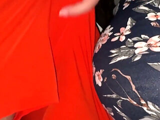 She Gets Her Panties Wet Touching a Stranger's Cock, and They Fuck Right There.