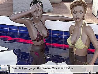 Fun With My Goddaughter Christine & Her Friend Jessica In A Private Water Pool Step Dreams About Tight 18 Years Pussy