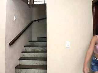 Latina lesdom mistress crushes submissive underfoot