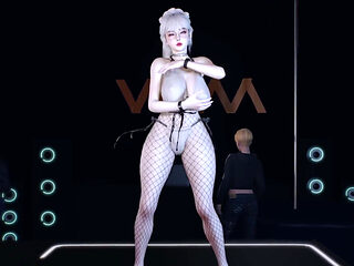 Bigboobs She's Got Pixels and She Knows It - 3D Animation