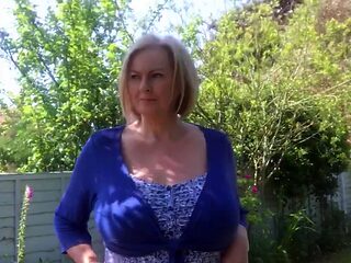 Big Boobed Blonde Masturbates With A Dildo In The Bathroom