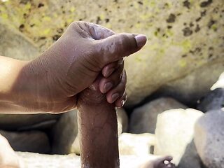 Czech amateur blowjob and fucking POV in public