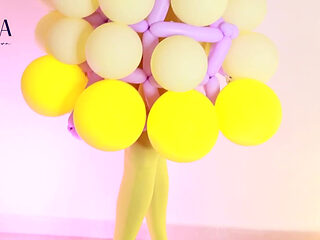 Inflatable Pool with Lots of Bubbles and Burlesque Pop Ballo
