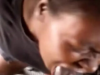 Ghetto Nurse Fucks BBC After Hours - Deep Throat Blowjob & Swallow