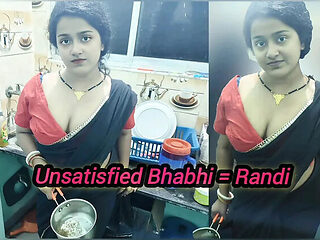 Horny Indian Bhabhi in Black Saree Gives Devar Blowjob and Handjob Then Fucks Him Doggy Style – Dirty Hindi Talk