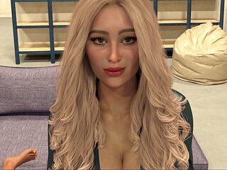 Interactive cartoon visual novel from a unique perspective