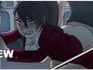 Hard Fucking On A Public Bus On The R3 Line With Car Toon And Hentai Anime