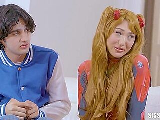 Harley King And Mina Luxx Cosplay 4some Sex