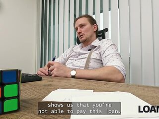 European babe with perfect body starts new business with hot office sex