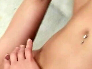 Skinny Blonde Dildos Dripping Pussy Till Shaking Orgasm