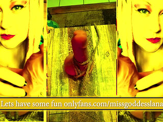 Tied up Cock and Balls JOI with Ball Punching Enhanced