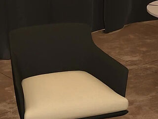 Surprise for My Wife: Cuck Hubby Sits on the Cuck Chair and Watches His Wife Sucking Two Big Black Cocks in the Hotel Room Ep 8