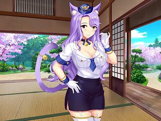 Kiara's wild My Ara Ara adventure episode with a neko girl