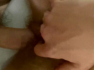 Sticking Cock and Finger Until She Cums