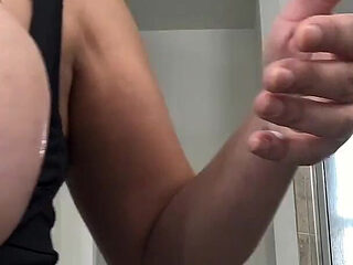 Huge Tits Lotion and Massage