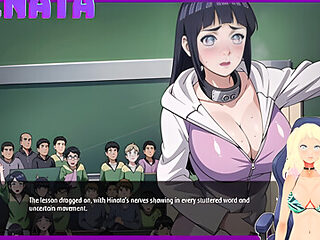 Car Toon - Hinata Of The Academy. She Unzips Her And Exposes Her Breasts. Shinobi Secrets 14