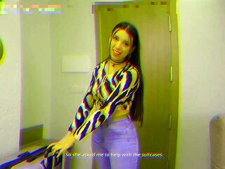 Trip into wild psychedelic passion with a daring backdoor guest