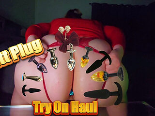 Butt Plug Try-on Haul: Including My Largest Ever Striptease Cum Show