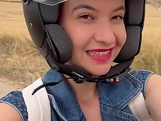 I Take Out My Stepbrother's Dick on the Motorcycle