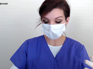 Milking Procedure Handjob - Latex Gloves