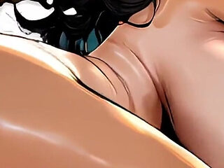 Horny Mexican MILF Fucks Delivery Guy in Kitchen - Uncensored Hentai - Ai