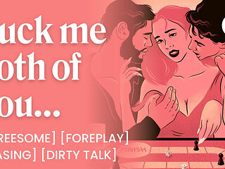ASMR Audio Porn: Best Friend & Boyfriend Fuck You Together - MMF Threesome, DP & Dirty Talk - Erotic Audio Roleplay for Women