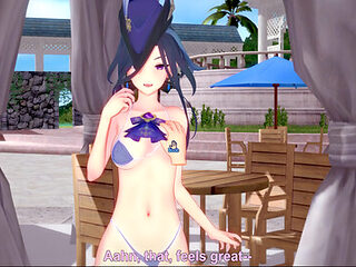 Clorinde Bikini Blowjob - Genshin Impact
