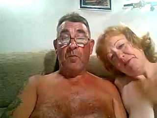 Older man cums on wife