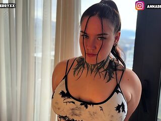 My Neighbor Complains About The Noise, So As An Apology I Fucked Her Mouth And Made Her Squirt