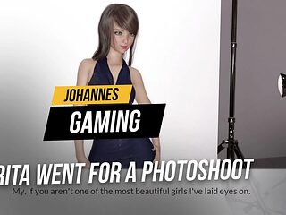 Nubian babe Rita gets dominated in a 3D animation photoshoot