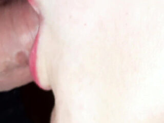 4K Extremely Close-up: Sloppy Foreskin Sucking and Licking! Slow Blowjob Asmr While Sucking on Hot Cum!