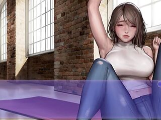 Paradise dream - trio with Lumi getting excited in a hot summer scene by Misskitty2k