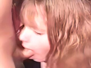Brunette MILF sucks and fucks a big cock