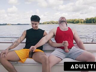 Straight Buddies Marcus McNeil and Angel Elias Transform Disastrous Boat Trip into Rough Outdoor Hardcore