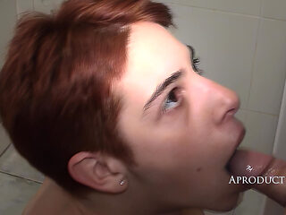 Louisa Washing Her Teeth with Cum and Piss