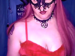 Demonic Lipstick Tit Flash