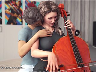 Steamy tales featuring a hot blonde in a 3D visual novel