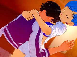 Bulma's sexy adventure in my anime fantasy