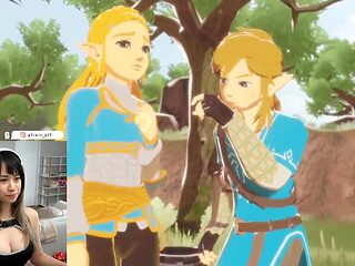 Legend of Zelda: Link and Zelda get strippified in anime hentai prank