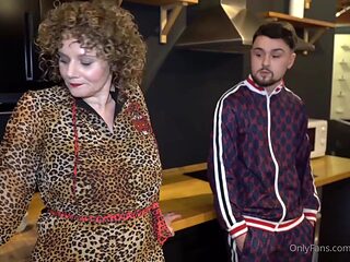 Merce Palau Enchants with Mature Brunette Lingerie Charm